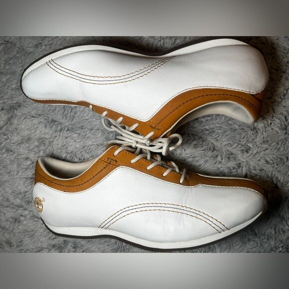 Timberland Wheat and White Sneakers Casual Size 7 1/2
Vintage - Picture 11 of 13